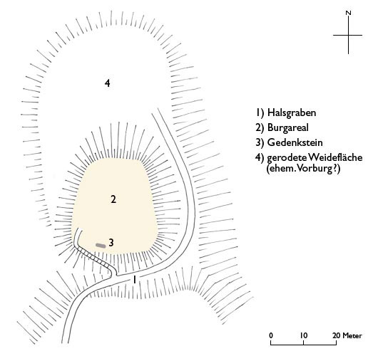 Grundriss Unterer Wolfsberg