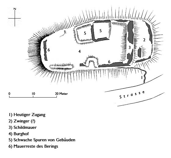 Grundriss Wagenburg