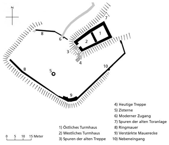 Grundriss Wartau