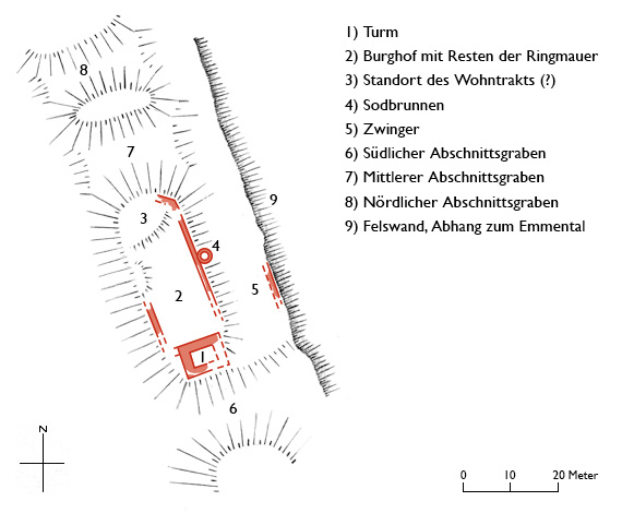 Grundriss Wartenstein