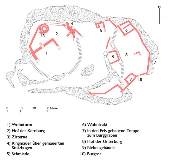 Grundriss Wartenstein