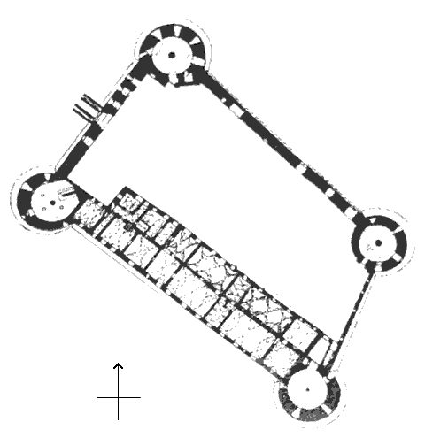 Grundriss Hrad Cervený Kamen