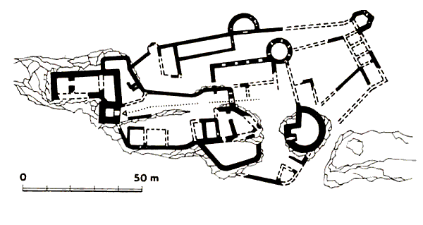 Grundriss Burg Scharfenstein