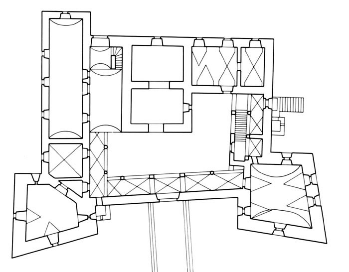 Grundriss des Schlosses