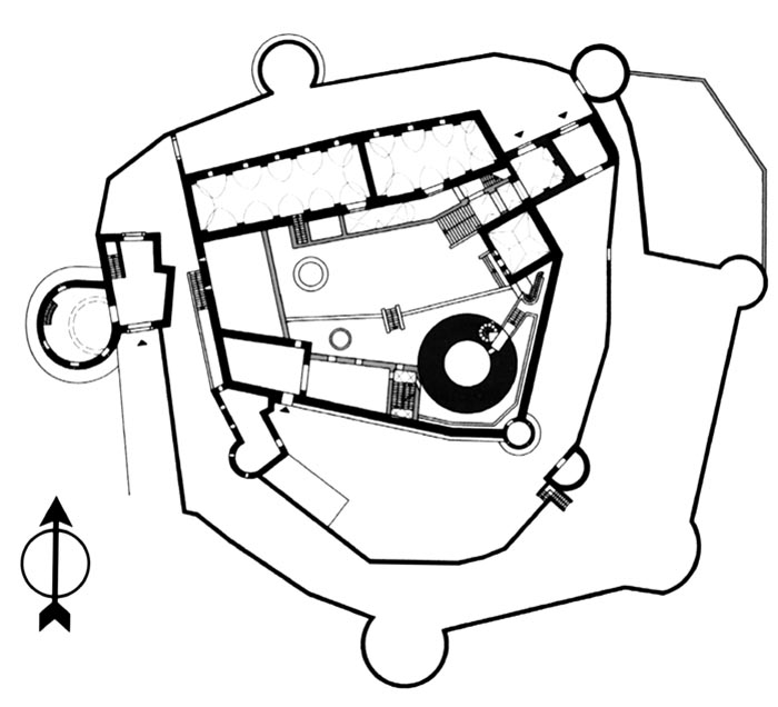 Grundriss des Schlosses