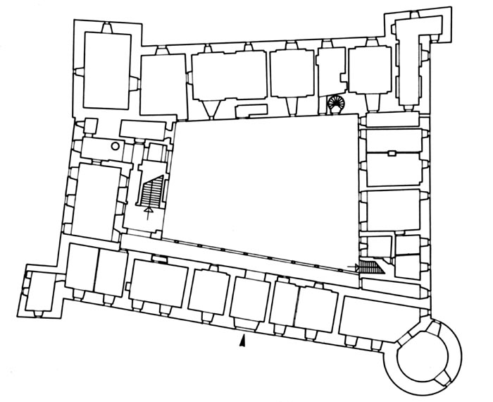 Grundriss des Schlosses