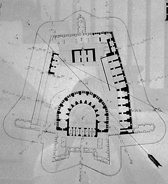 Grundriss Fortaleza de Almeida