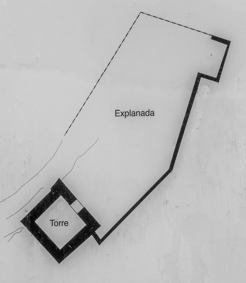 Grundriss Castillo de Arcos de Jalón