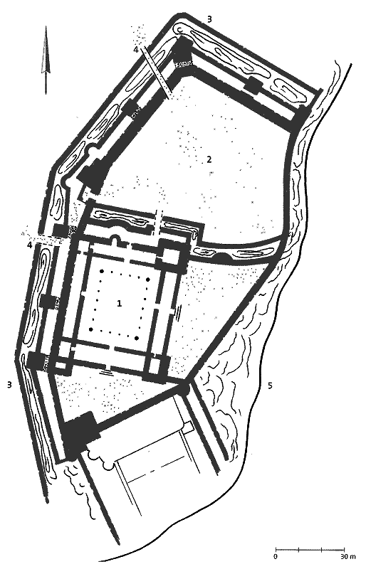 Grundriss Castillo de Escalona