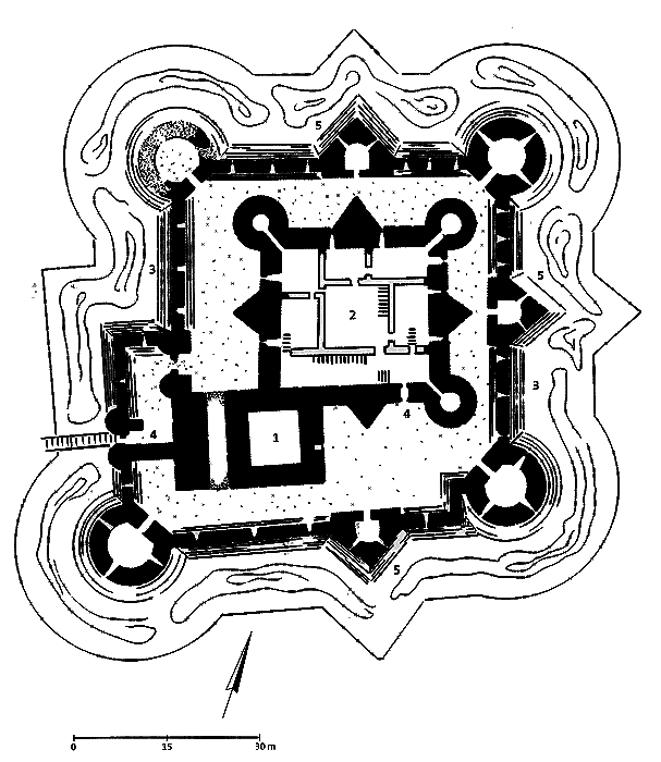 Grundriss Castillo de Guadamur