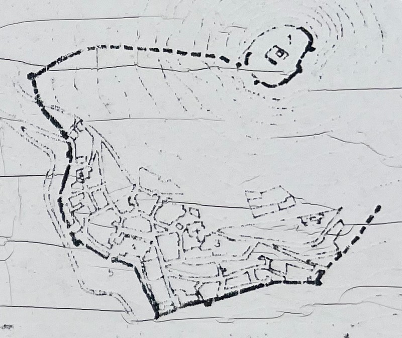 Grundriss Stadtmauer Hita