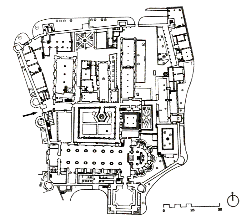 Grundriss Kloster Poplet