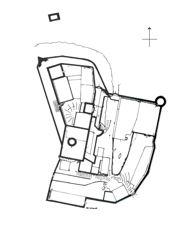 Grundriss Castell de Requesens