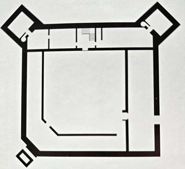 Grundriss Castillo de Sotopalacios