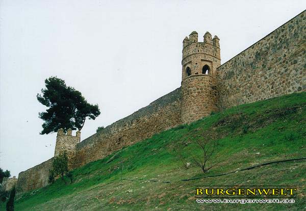 Burgenwelt Stadtbefestigung Toledo Spanien