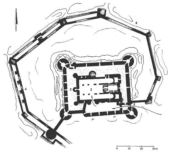 Grundriss Castillo de Turégano