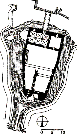 Grundriss Burg Altenteich