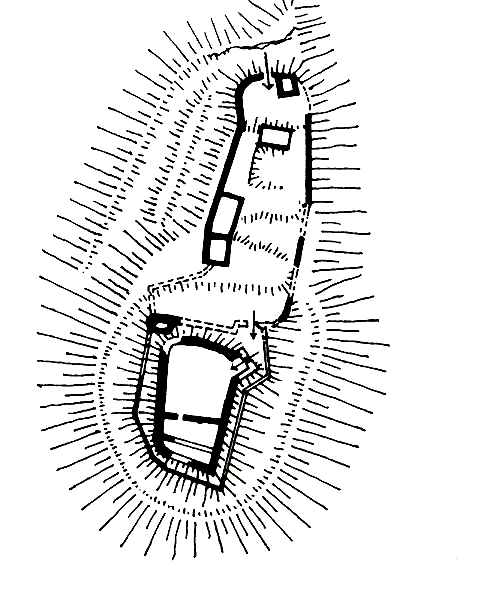 Grundriss Burg Königswart