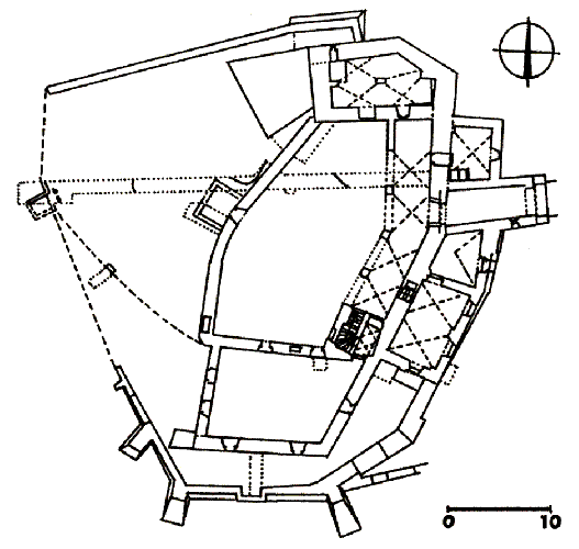 Grundriss Burg Seeberg