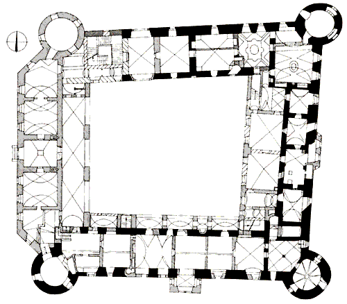 Grundriss Schloss Falkenau