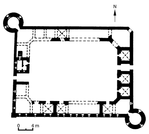 Grundriss Schloss Mykulynzi