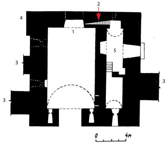 Grundriss Stadtbefestigung Sataniv