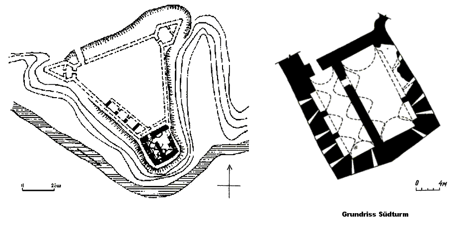 Grundriss Burg Sinkiw