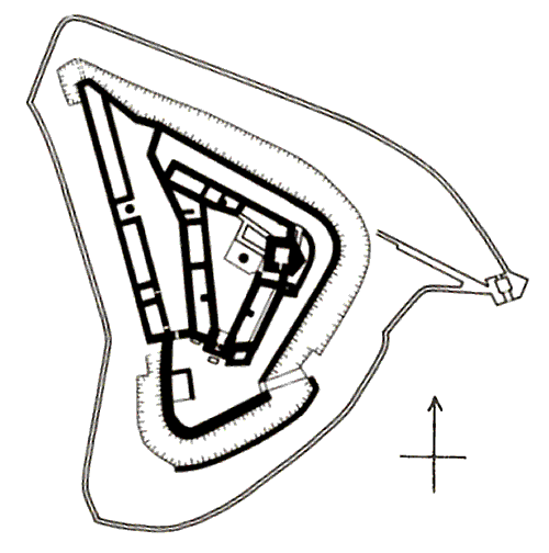 Grundriss Obere Burg